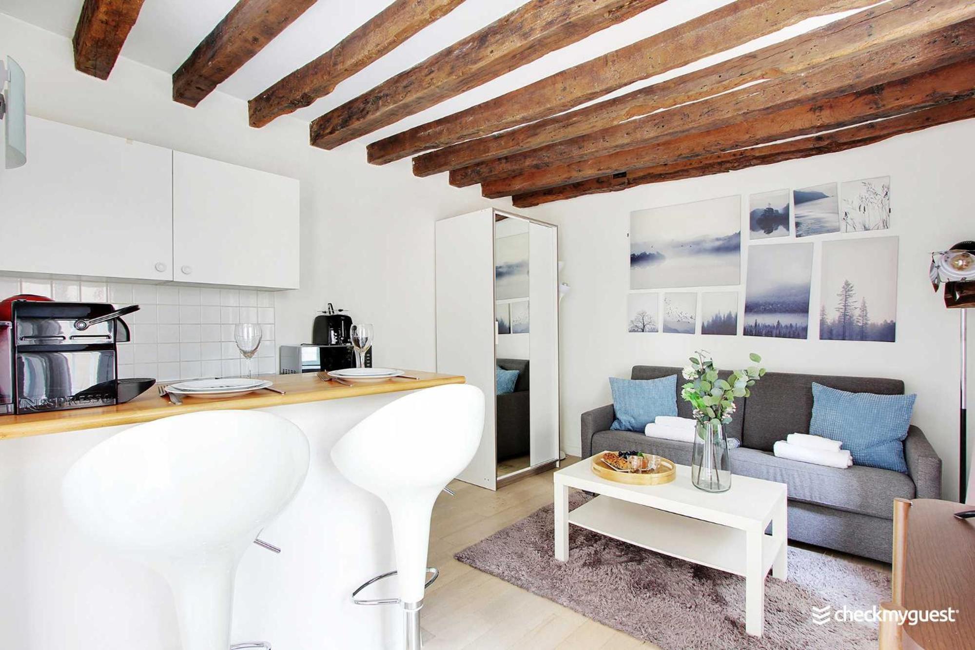 Cozy Studio 2P - Rue Mouffetard Paris Extérieur photo